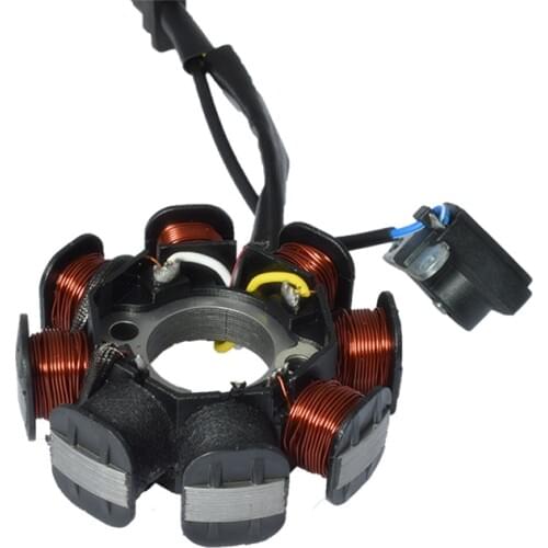 NEW High Quality 4 Wire 8 Poles Full Wave For GY6-50 GY6 50 139QMB Magneto Stator Coil Generator Scooter Moped ATV Dirt Bike