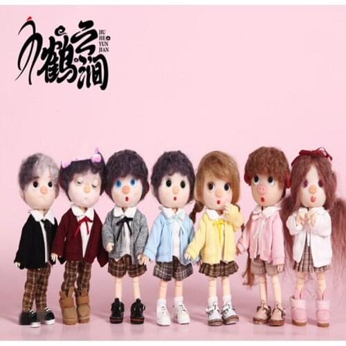 Ob11 baby clothes school uniform set 12 points BJD clothes beautiful knot pig GSC piccodo Molly baby clothes