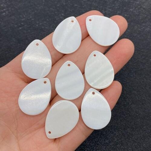 Wholesale Multicolor Drop Shape Pendant Natural Shells for Jewelry Making DIY Handmade Accessories Beaded Decoration Fashion