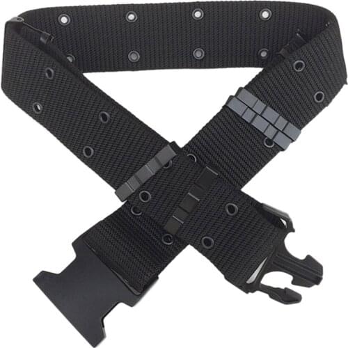OUTDOOR TACTICAL US COMBAT TRAINING BELT Webbing Trouser Belt Waistband Adjustable