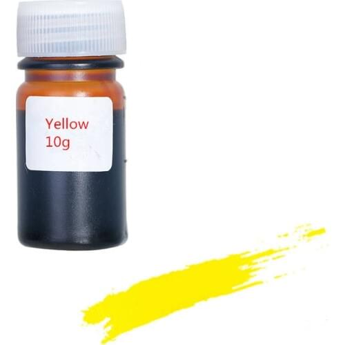 DoreenBeads Pigment Dye Skyblue/Yellow/Red/Black Silicone Resin Mold Tool DIY Tool,1Bottle(Contain Liquid, Approx 10 Grams)