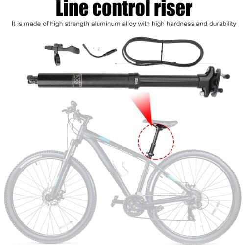 MTB Bike 31.6/30.9mm Seatpost Dropper Hydraulic Lifting Wire Remote Control Mountain Bike Seat Tube Internal Routing Seat Post