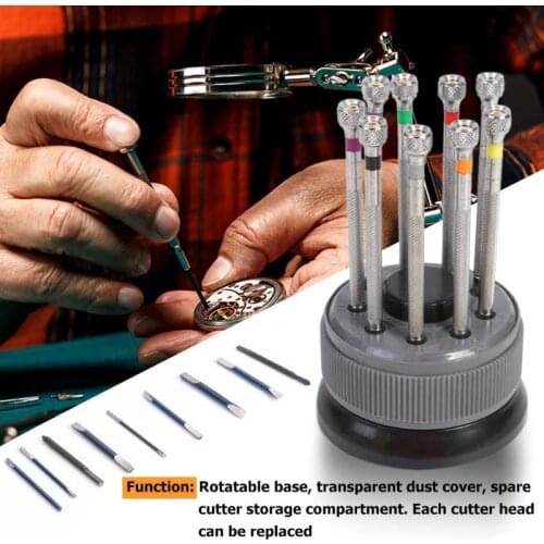 0.8-2.0mm Watch Strap Link Pins Watches Tools Band Removal Watchmakers Tool Alloy Steel Watch Screwdriver Watch Repair Kit