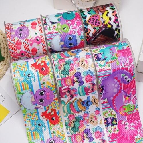 DIY Handmade Materials Printed Grosgrain Ribbon 50 Yard Per Size 56942