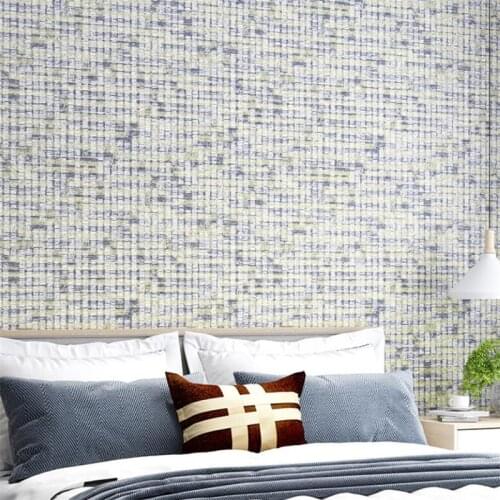 Modern Minimalist Fabric Plaid Wallpaper Nordic Thousands of Birds Plain Color Household Light Luxury Living Room Bedroom обои