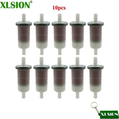 XLSION 10x Fuel Filter For Yamaha Street Bike FZR400 XV535 Virago FZR600R FZ700 FZ750 YZF1000R YZF-R1 FJ1200