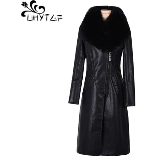 UHYTGF Women's Leather Jackets