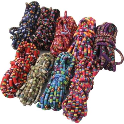 6mm Polyester Cotton Core-spun Round Rope For Handmade Home Textile Decoration Pet DIY Accessories 5 Yards/lot TJ2298