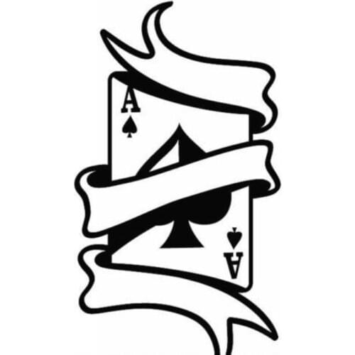 Casino Wall Sticker Gamble Decor Posters Vinyl Room Decoration Decals Decor Mural Casino Car Gambling Poker Decal