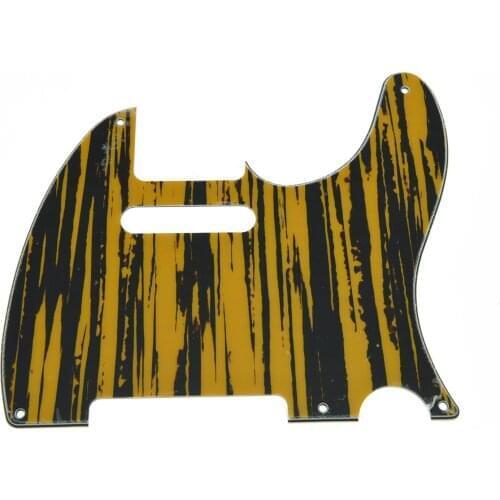 Vintage 5 Hole TL Style Guitar Pick Guard Tawny Stripe Fits TL