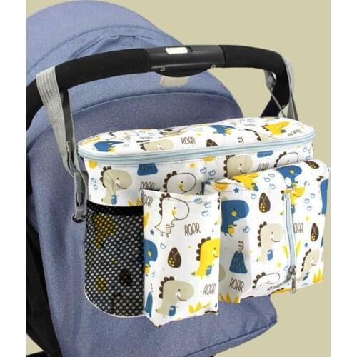 Large Capacity Diaper Bags Outdoor Travel Hanging Carriage Mommy Bag Infant Care Organizer Multifunctional Baby Stroller Bag
