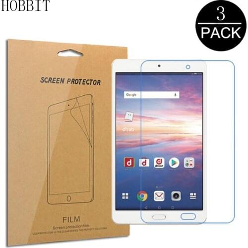 3Pcs For Huawei D-02K MdiaPad M5 8.0" Tablet Screen Protector Explosion-proof Anti-shock HD PET 0.15mm Film Not Glass D-02K