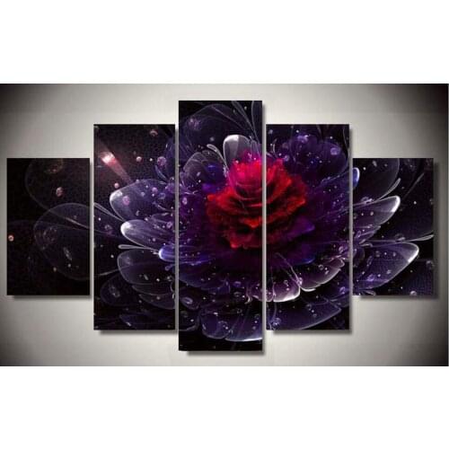 5 pcs,Full Diamond Embroidery red rose 5D Diamond Painting Cross Stitch flowers,3D,Diamond Mosaic diamond pattern Crafts decor