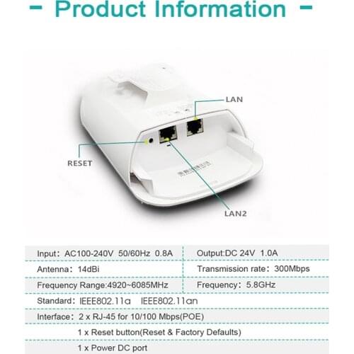 AR9531 9344 Chipset WIFI Router WIFI Repeater Long Range 300Mbps 2.4G5.8ghz Outdoor AP Router CPE AP Bridge Client Router