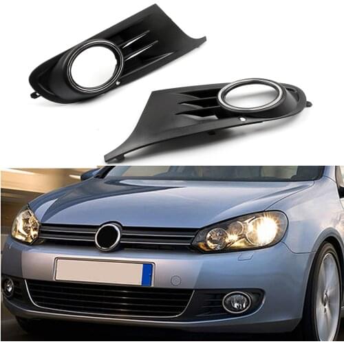 Artudatech For VW MK6 Golf Jetta Sportwagen 201 2011 2012 2013 2014 Open Vent Fog Light Grille Covers