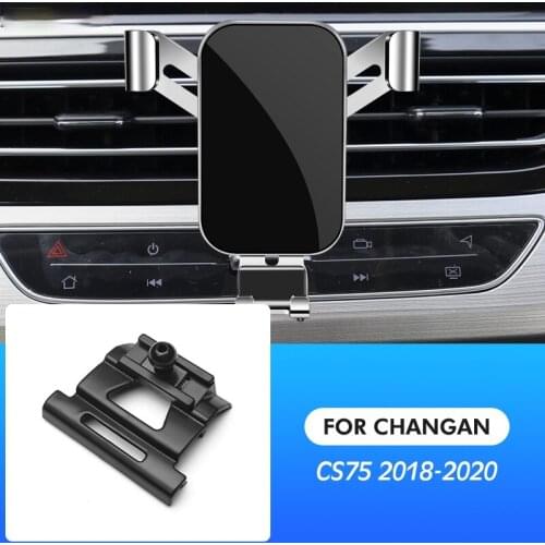 Car Mobile Phone Holder Special Air Vent Mounts Stand GPS Gravity Navigation Bracket For Changan CS75 2018 2019 2020 Accessories