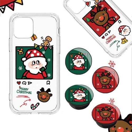 Glitter Dynamic Liquid Phone Case Fashion Girls New Year Gift For Iphone 11 Pro 6 7 8 Plus X Xr Xs Max Christmas Cover