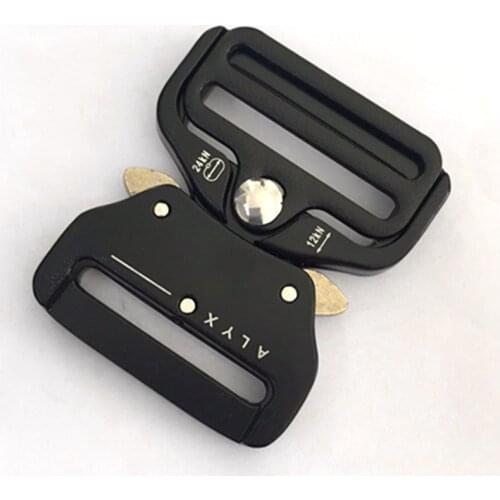 Quick Side Release Metal Strap Buckle For 38mm Webbing DIY Bags Luggage Sewing Accessories FK88