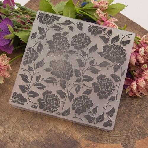 Flower stripes Plastic Embossing Folders for DIY Scrapbooking Paper Craft/Card Making Decoration Supplies D010