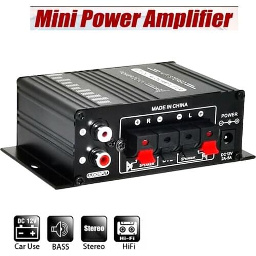 HIFI Audio Amplifier Home Power Hifi Stereo Subwoofer Music Player FM Radio Mic Car Home HIFI Digital Stereo Audio Amplifier
