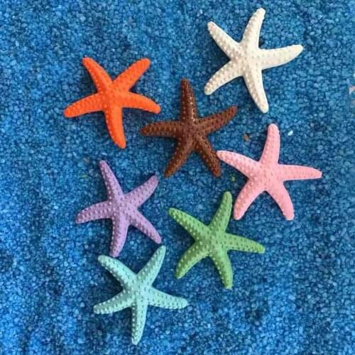 Hot Eco-friendly Plastic Beach Coastal Simulation Starfish DIY Craft Ornament Decor