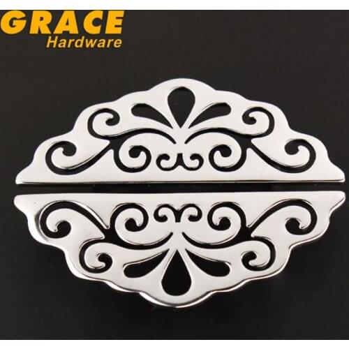 Art Design Contemporary Contracted Furniture Cabinet Drawer Handle Chest Door Handle Chrome Silver(C.C.:96mm L:150mm)