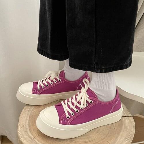 Fashion Canvas Shoes Womens Retro Platform Shoes Increase Leisure Platform Shoes High Quality White/Black Shoes Casual 24-3