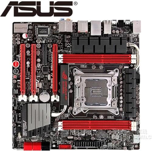 Asus Rampage IV Gene Desktop Motherboard X79 Socket LGA 2011 Core i7 DDR3 64G ATX UEFI BIOS Original Used Mainboard On Sale