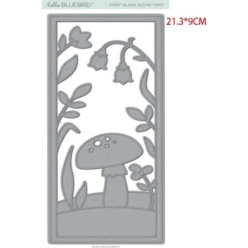 Mushroom grass Metal Cutting Dies Metal Cutting Stencils for Scrapbooking Scrapbooking Metal Cutting Dies New Cutting Dies 2021