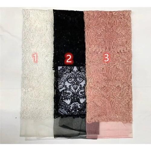 Fashion design 4JRB-20.5301 french net lace fashionable flower french style net fabric for party dress