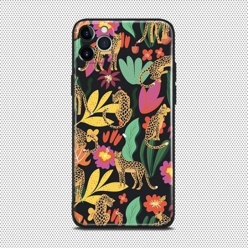 Aesthetic animal art For iPhone se 6 6s 7 8 plus x xr xs 11 pro max soft silicone phone case cover shell