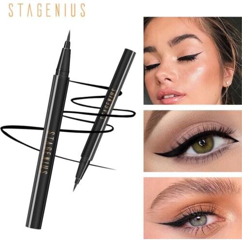 Natural Liquid Eyeliner Long-lasting Waterproof Eyes Brighter Sweat Resistant Liquid Eyeliner SG14 TSLM1