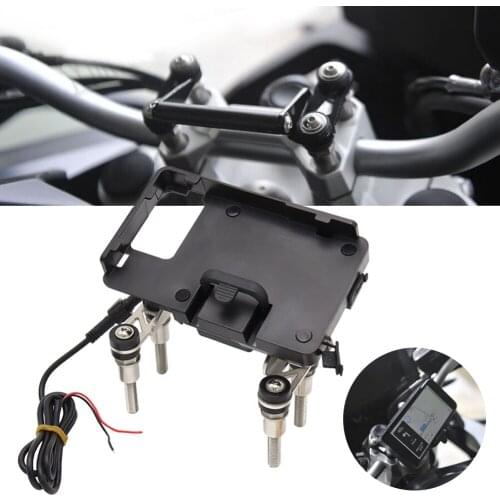 New Arrival! For BMW F750GS F850GS R1200RS R1200R Motorcycle Navigation Bracket Plate Phone Stand Holder with USB charging