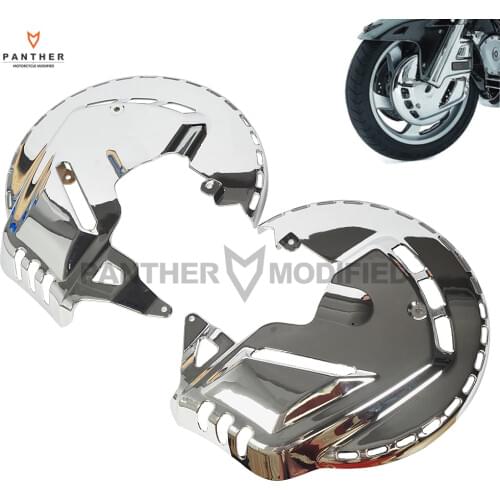 1 Pair Motorcycle Front Brake Rotor Covers LED Ring Of Fire Moto Brake Cover Light case for Honda GL1800 Goldwing 2001-2017 F6B