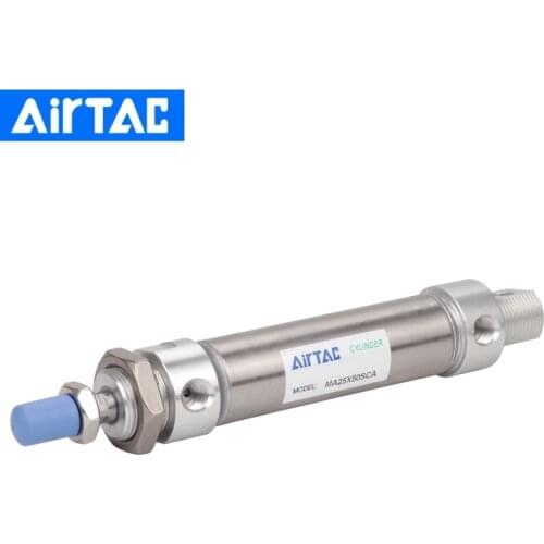 Airtac Stainless Steel Mini Pneumatic Cylinder MA Series 16 Bore Size MA16X25X50X75X100X125X150X175
