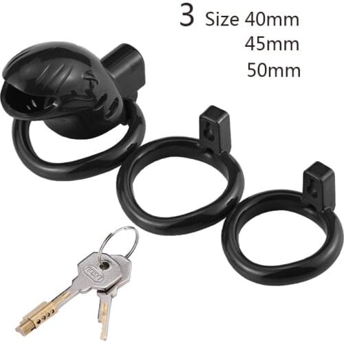 Chaste Bird Amazing Price Male Bio-sourced Resin Chastity Device Cock Cage HT V3 Belt With 3 Penis Rings Adult Sex Toys