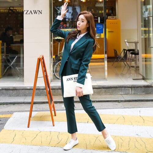 SQLYZAWN Women's Trouser Suits