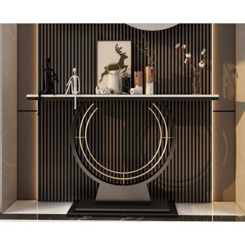 Light luxury Nordic porch table modern simple ultra narrow new Chinese style office entry cabinet