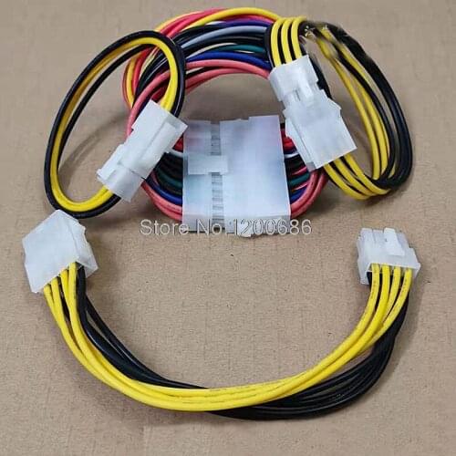 24PIN 18AWG 30CM Extension Cable 5557-24R Micro-Fit 4.2 Housing 2x12pin 39012240 24 pin Molex4.2 2*12pin 24p wire harness