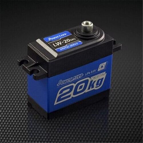 Power HD LW-20MG 20KG/0.16S 6V Waterproof High Torque Metal Gear Standard Digital Servo for 1/8 1/10 Scale RC Cars