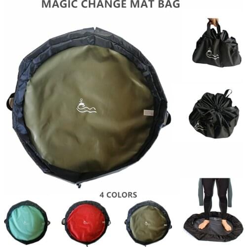 Surfing Wetsuit Diving Suit Change Bag Mat Waterproof Nylon Carry Pack Pouch for Water Sports Swimming Accessories