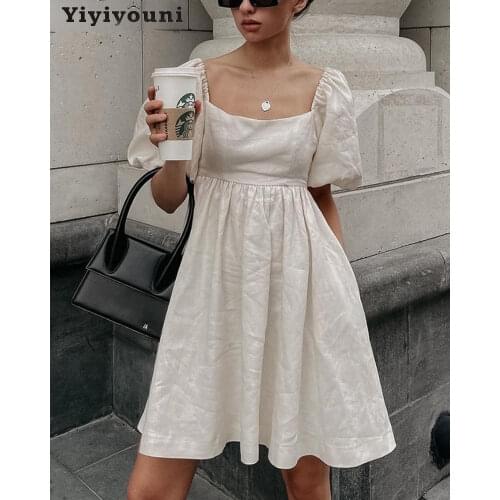 Летние платья с рукавами Yiyiyouni China At AliExpress