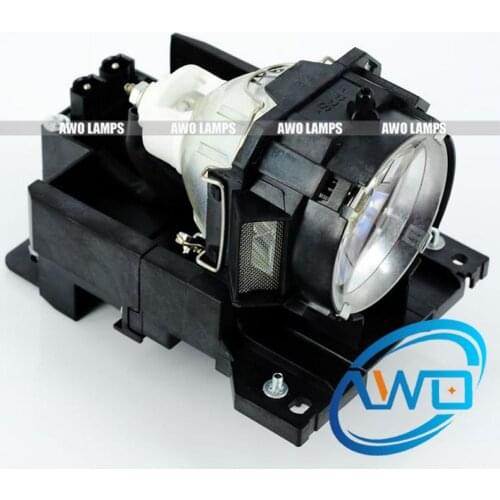 AWO CPX605 Lamp Replacement Projector Bulb DT00771 with Housing for HITACHI CP-X505/X600/X605/X608 High Quality Bulb Inside
