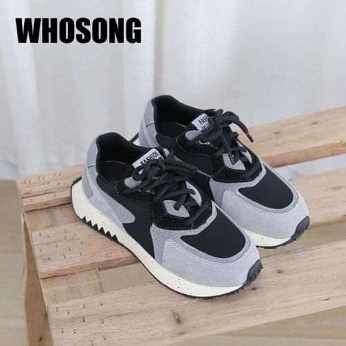Women Casual Sneakers Ladies Real Leather Platform Shoes Girls Sport Sneakers Female Brand Chunky Sneakers Soft Shoes Trainers