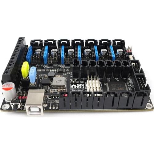 1 Set S6 V1.2 ARM32-bit Main Board Control Board Support 6X TMC Drivers Color Touch Screen for 3D Printer Accessories