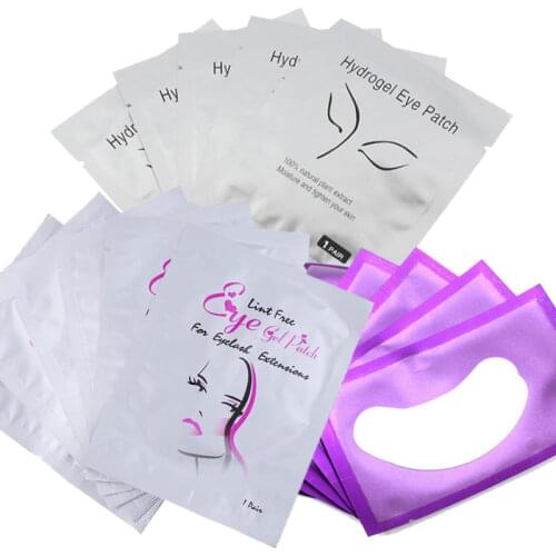10/25 Pairs Under Eye Pads Lash Eyelash Extension Paper Patches Eye Tips Sticker Wraps Grafted False Eyelash Make Up Tool