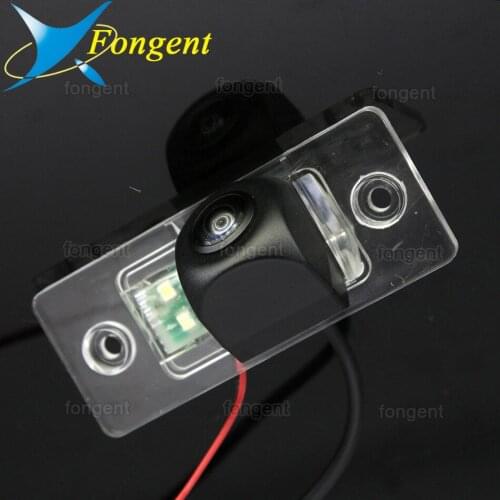 170 Degree Fisheye MCCD Lens Starlight Night Vision Car Rear View Camera For VW SKODA FABIA SANTANA POLO TIGUAN TOUAREG PASSAT