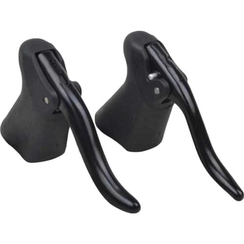 2Pcs Lightweight Aluminum Bicycle Brake Handle MTB Mountain Bike Cycling Brake Levers Front&Rear Brake Levers Drop Handlebar Set