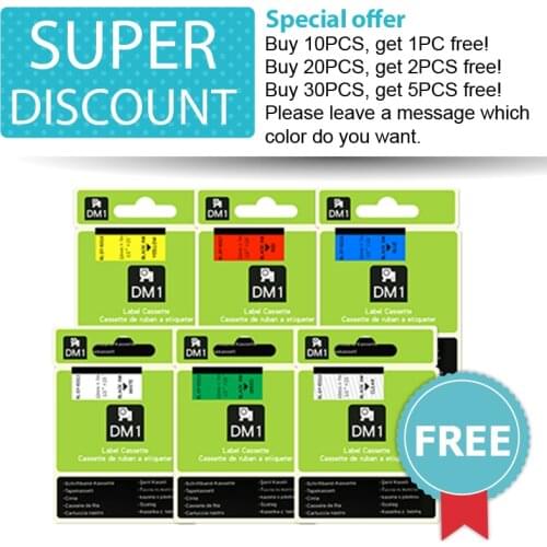 45010 45013 45016 Compatible for Dymo D1 12mm Label Tape Black on White Label Tapes for Dymo Label Manager LM160 280 Dymo PNP