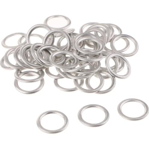 50PCS High Quality Oil Drain Plug Sealing Gaskets for Audi A4 Q5 VW Touareg